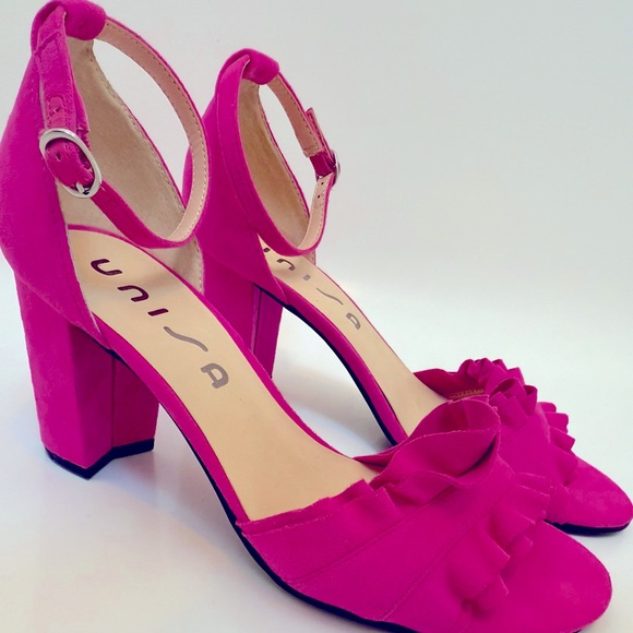 Unisa Shoes - Unisa pink suede sandals - NWOT